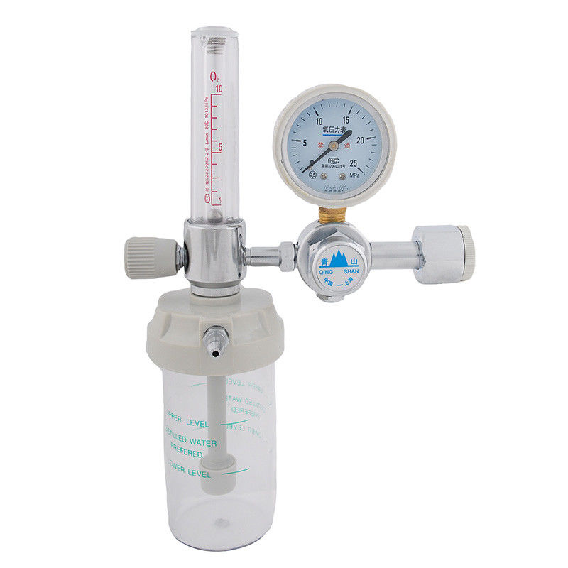 3.5 Bar Oxygen Flowmeter Regulator With Humidifier